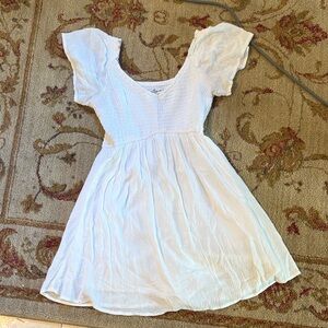 Hollister White Mini Dress